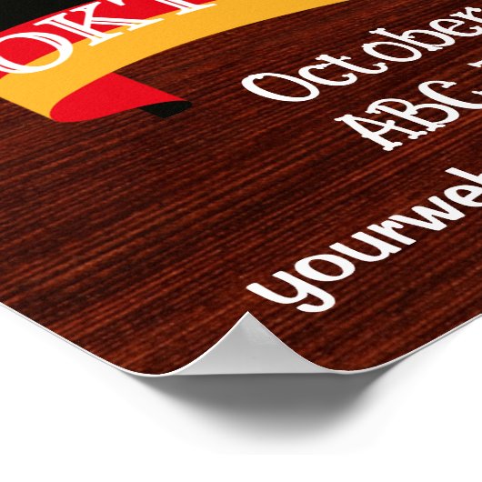 Oktoberfest Poster (Ecke)