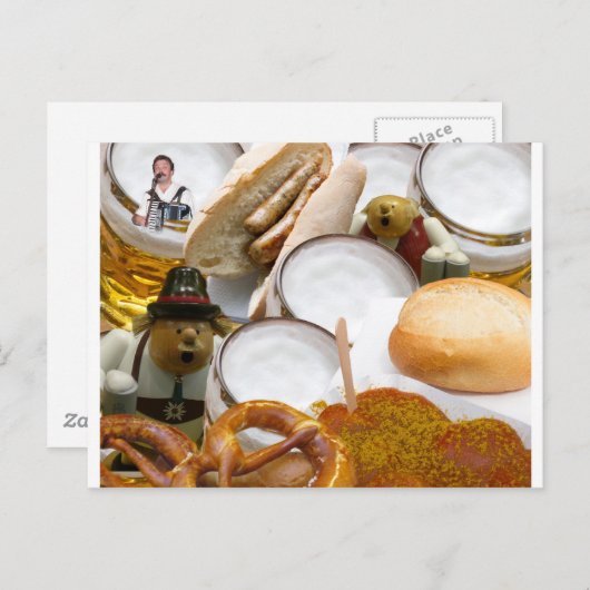 Oktoberfest Postkarte (Vorne/Hinten)