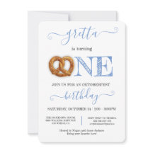 Oktoberfest Pretzel verwandelt eine Geburtstagspar