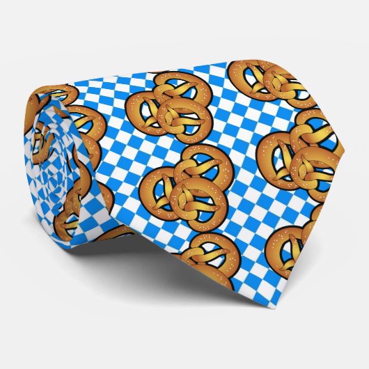 OKTOBERFEST PRETZELS KRAWATTE (Gerollt)