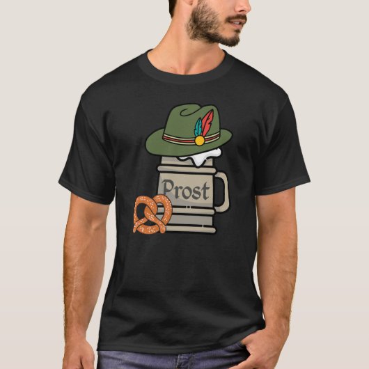 Oktoberfest Prost Stein T-Shirt (Vorderseite)