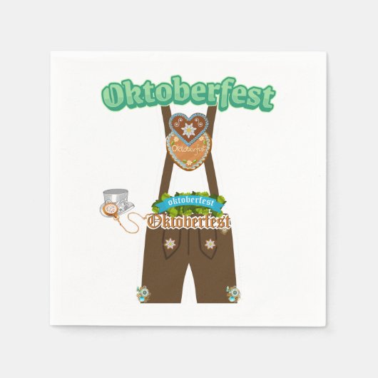 Oktoberfest Serviette (Vorderseite)