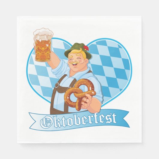Oktoberfest Serviette (Vorderseite)