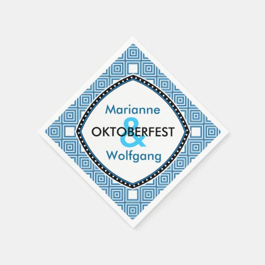 Oktoberfest Servietten (Ecke)