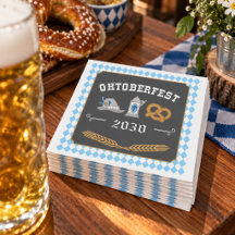 Oktoberfest Servietten - Deutsche Bierparty