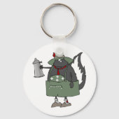 Oktoberfest Skunk Schlüsselanhänger (Rückseite)