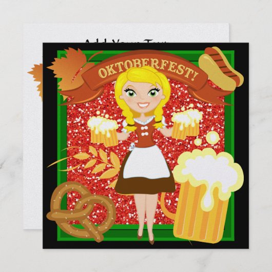 OKTOBERFEST - SRF EINLADUNG (Vorne/Hinten)