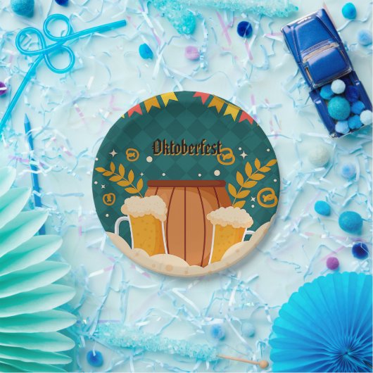 Oktoberfest-Teller Pappteller (Party)