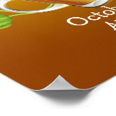 Oktoberfest Toastbier Poster (Ecke)