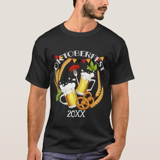 Oktoberfest Toastbier T-Shirt (Vorderseite)