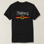 Oktoberfest Wappen Deutsche Flagge für Männer T-Shirt (Design vorne)