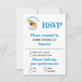 OKTOBERFEST Wedding RSVP Karte (Vorderseite)