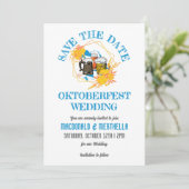 OKTOBERFEST Wedding Save The Date (Stehend Vorderseite)