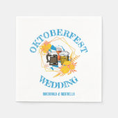 OKTOBERFEST Wedding Serviette (Vorderseite)