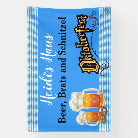 Oktoberfest-Werbeaktion 2  Banner (Vertikal)