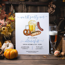 Oktoberfest Wurst Party je modern