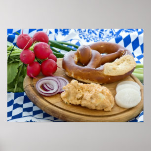 Oktoberfestfrühstück Poster