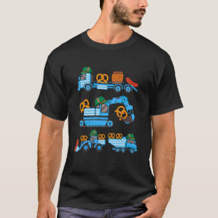 Oktoberfestkonstruktionsfahrzeuge Deutsche Kostüme T-Shirt