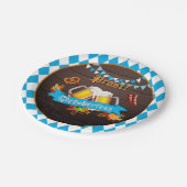 Oktoberfestpapierplatte Pappteller (Schrägansicht)