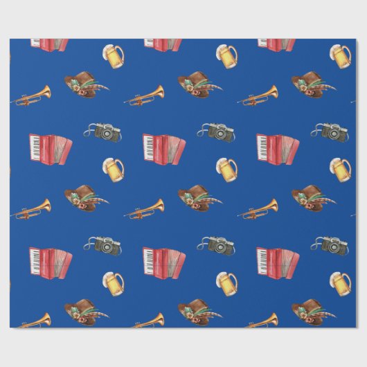 Oktoberfestspiele Geschenkpapier (Flach)