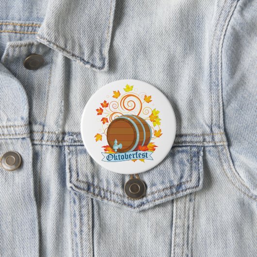 Oktoberfeststellknopf Button (Beispiel)