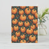 Oktoberkarte Dankeskarte (Stehend Vorderseite)