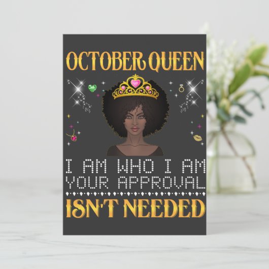 Oktoberkönigin i'm, wer ich bin, der braucht nicht einladung (Stehend Vorderseite)