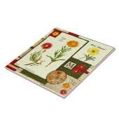 Oktobers Blume Fliese (Seite)