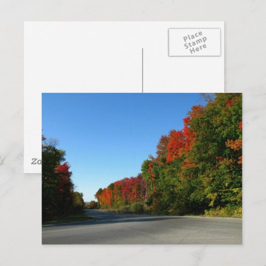 Oktoberstraße Postkarte (Vorne/Hinten)