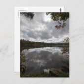 Oktoberwindbläschen Postkarte (Vorne/Hinten)