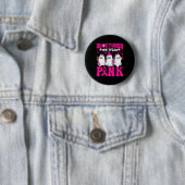Oktoberwoche Rosa Brustkrebs Krieger Ghost Hall Button (Beispiel)