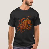 Oktopi-Oktopus cooles angesagtes grafisches Shirt (Vorderseite)