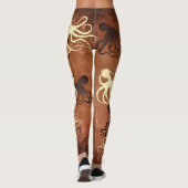 Oktopoden auf Schokolade - Leggings (Rückseite)