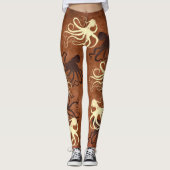 Oktopoden auf Schokolade - Leggings (Vorderseite)