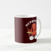 Oktopulose | Octopus Drummer Kaffeetasse (VorderseiteRechts)