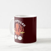 Oktopulose | Octopus Drummer Kaffeetasse (Vorderseite Links)
