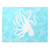 Oktopus - 11" x 8,5" Notepad Notizblock (Vorderseite)