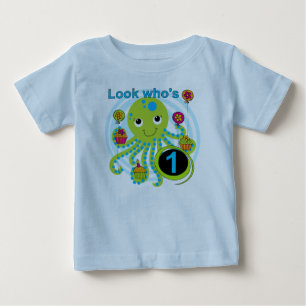 Oktopus 1. Geburtstag T - Shirt und Geschenke