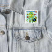 Oktopus 1. Geburtstag T - Shirt und Geschenke Button (Beispiel)