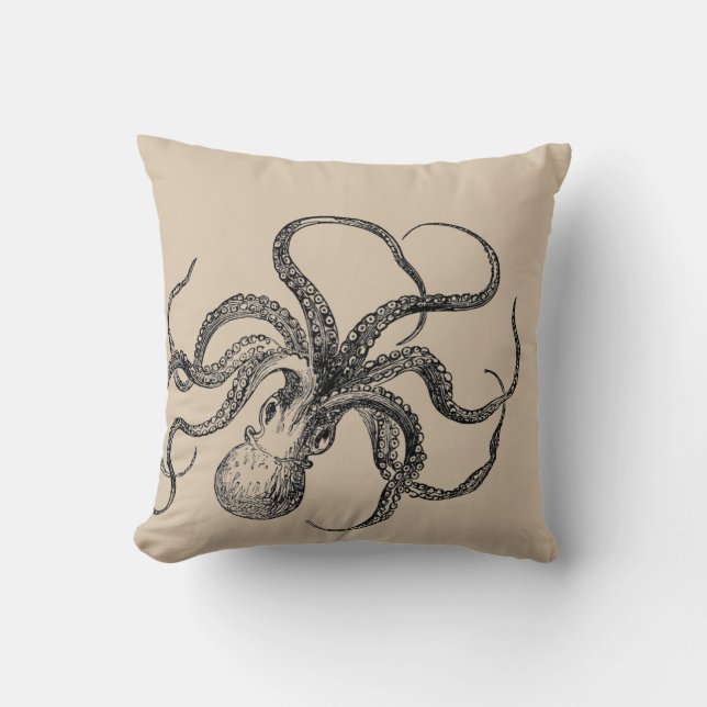 Oktopus | Akzentkissen Kissen (Vorderseite)