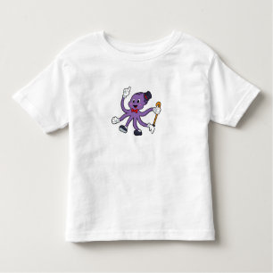Oktopus als Magier mit Hut Kleinkind T-shirt