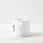 Oktopus als Piraten mit Säbel- und Augenpflaster Espressotasse (Rückseite)