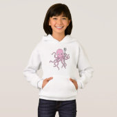 Oktopus als Zauberer mit Trident Hoodie (Vorne ganz)