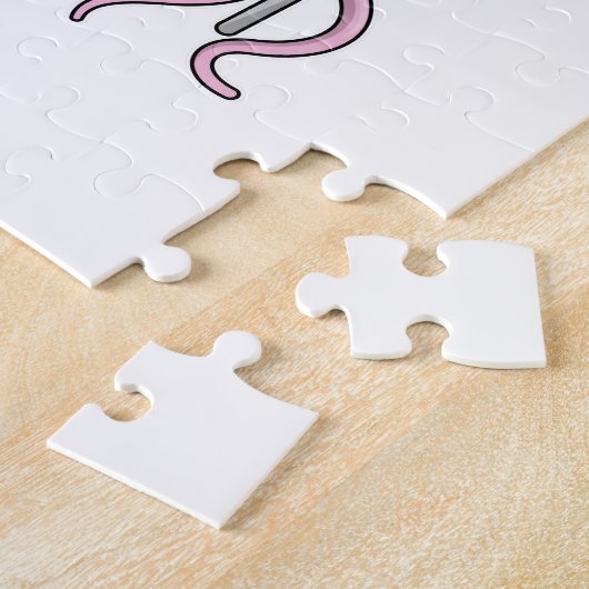 Oktopus als Zauberer mit Trident Puzzle (Seite)