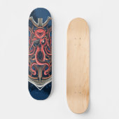 Oktopus-Anker Skateboard (Vorderseite)