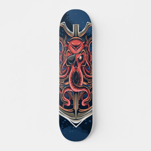 Oktopus-Anker Skateboard (Vorne)