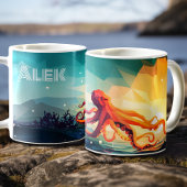 Oktopus - Anpassbar intelligent - Personalisiert Kaffeetasse