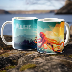 Oktopus - Anpassbar intelligent - Personalisiert Kaffeetasse