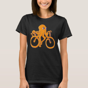 Oktopus auf einer Radgrafik für Radfahrerboys Gi T-Shirt
