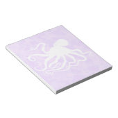 Oktopus auf Lila - 5,5" x 6" Notepad Notizblock (angewinkelt)